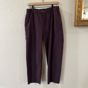 Lululemon Lab Tapered Pants Mens 33 Purple Techwear Commuter Athleisure